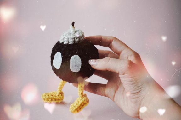 Bob-omb Mario Bros amigurumi